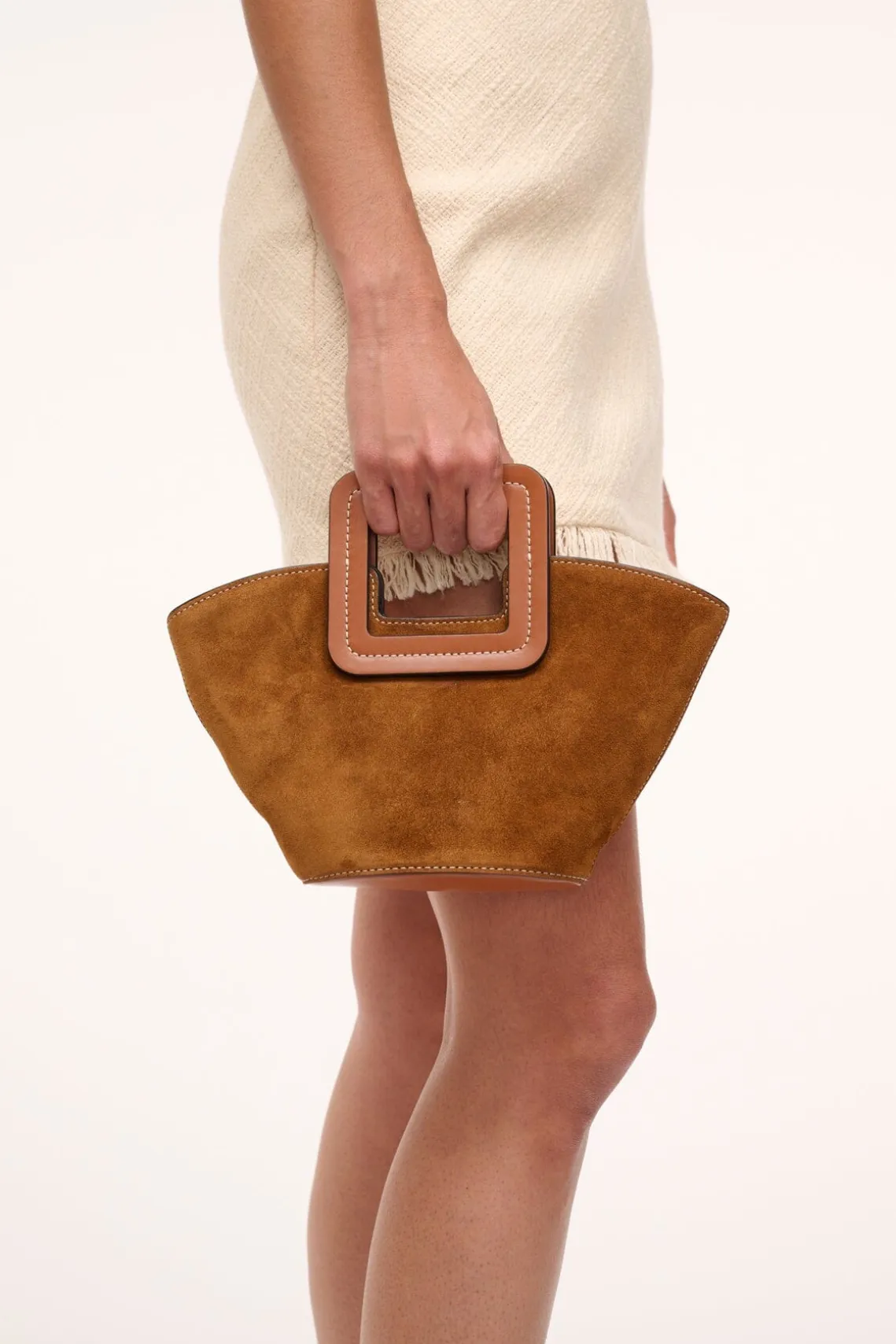 SHIRLEY MINI BUCKET BAG TAN