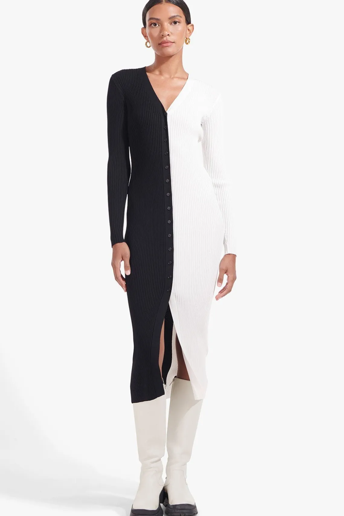 SHOKO SWEATER BLACK WHITE