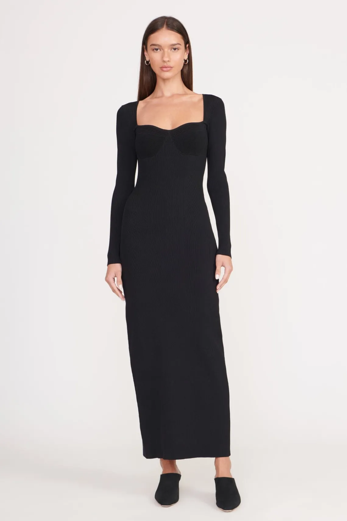 SILHOUETTE DRESS BLACK