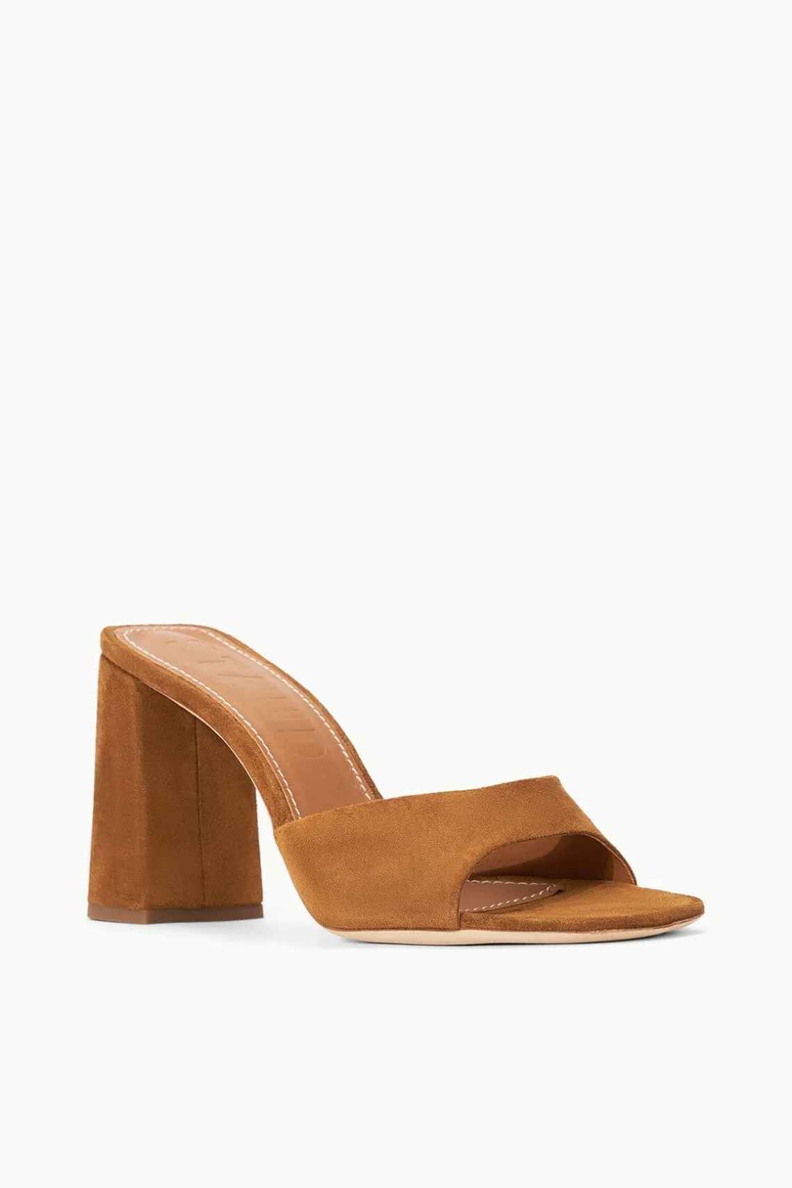 SLOANE HEEL TAN SUEDE