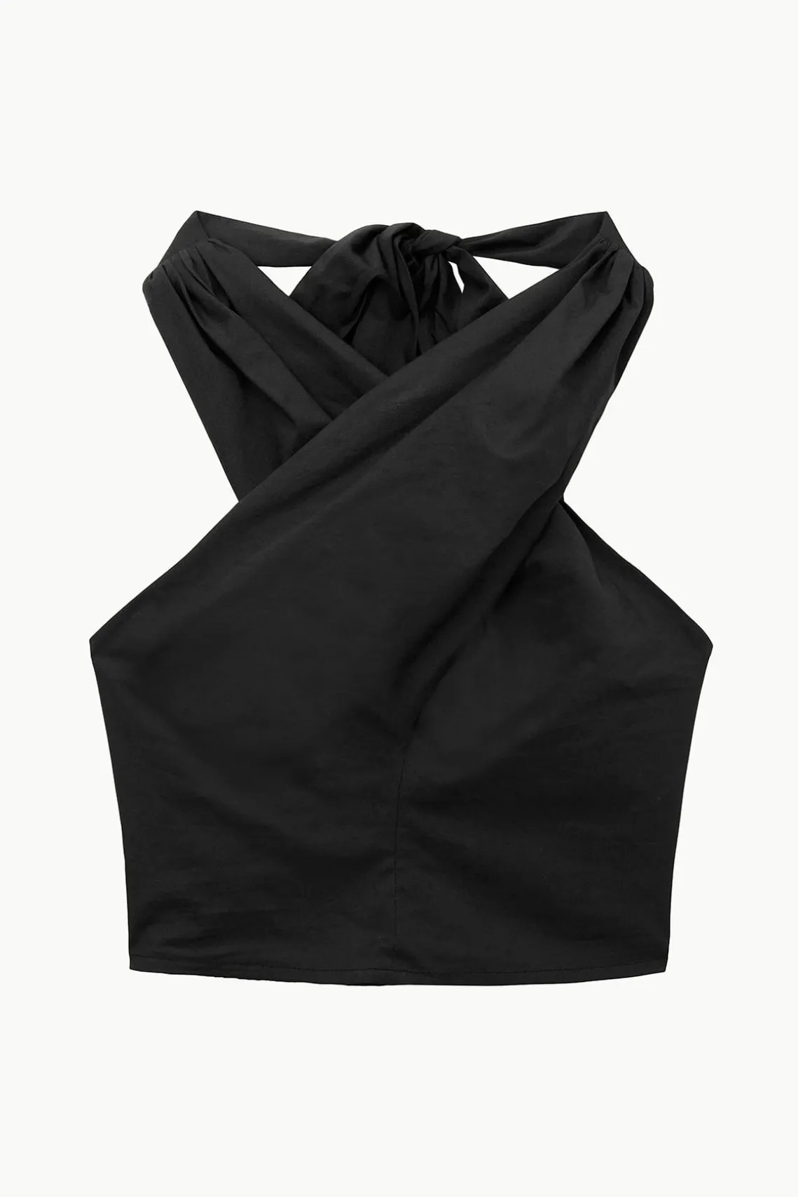 SMOCKED KAI TOP BLACK