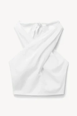 SMOCKED KAI TOP WHITE