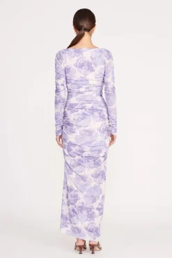 SOLANA DRESS ANTIQUE PRESSED FLOWERS