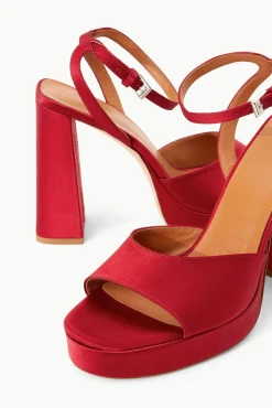 SOLANGE PLATFORM RUBY SATIN