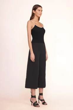 SOLEIL TOP  BLACK WHITE