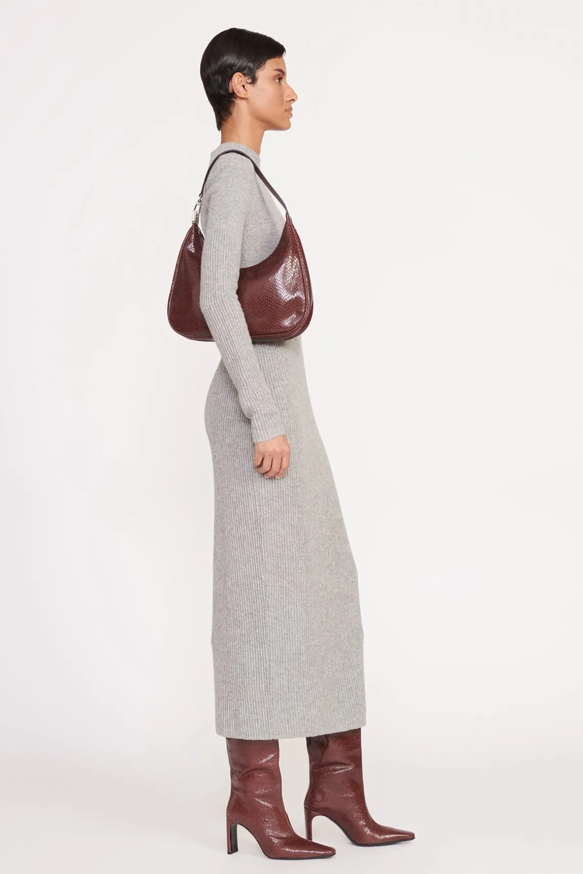 SYLVIE SHOULDER BAG MAHOGANY