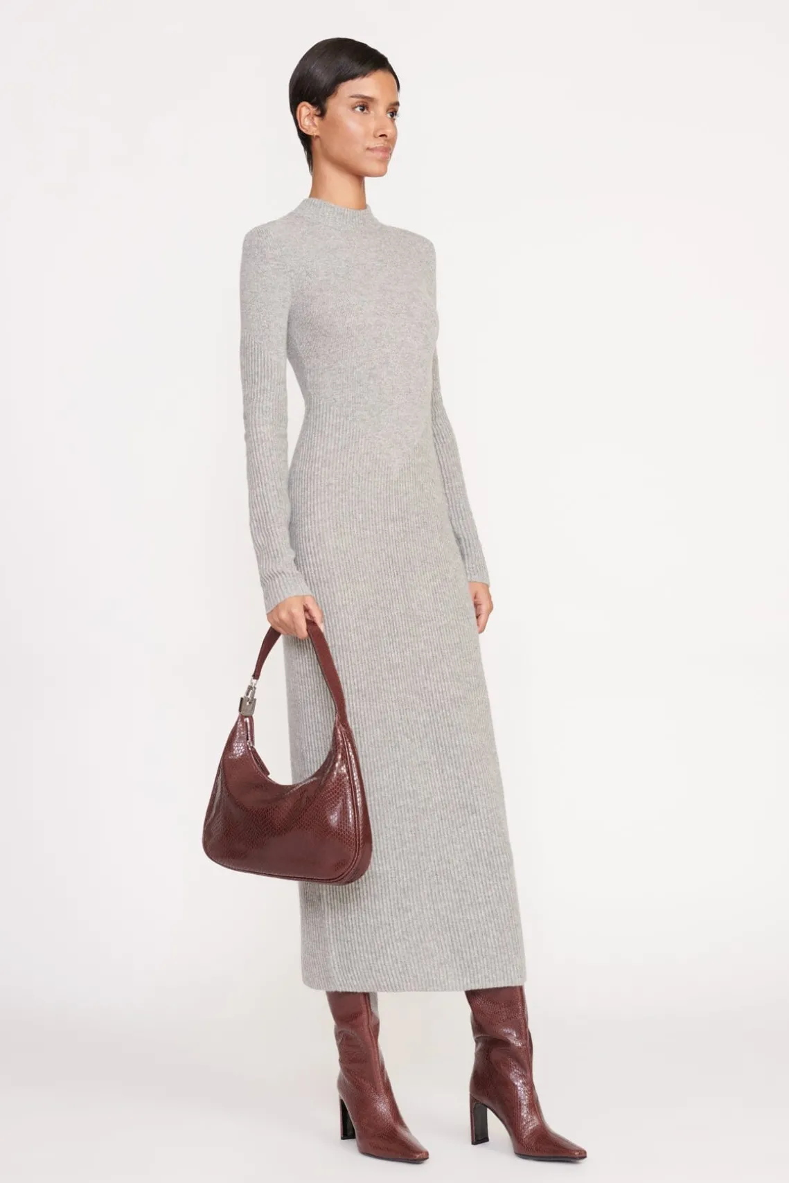 SYLVIE SHOULDER BAG MAHOGANY