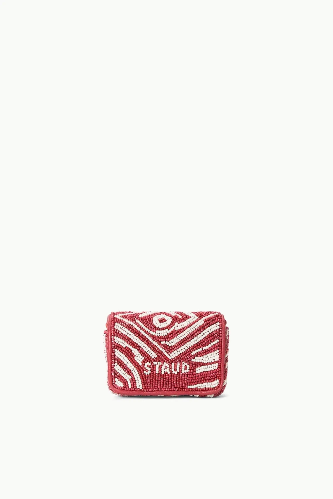 TINY TOMMY BEADED CROSSBODY SCARLET WHITE
