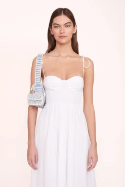 TOMMY BEADED BAG LIGHT BLUE CREAM
