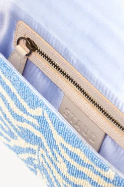 TOMMY BEADED BAG LIGHT BLUE CREAM