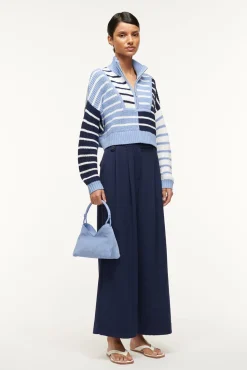VALERIE SHOULDER BAG BLUE HYDRANGEA