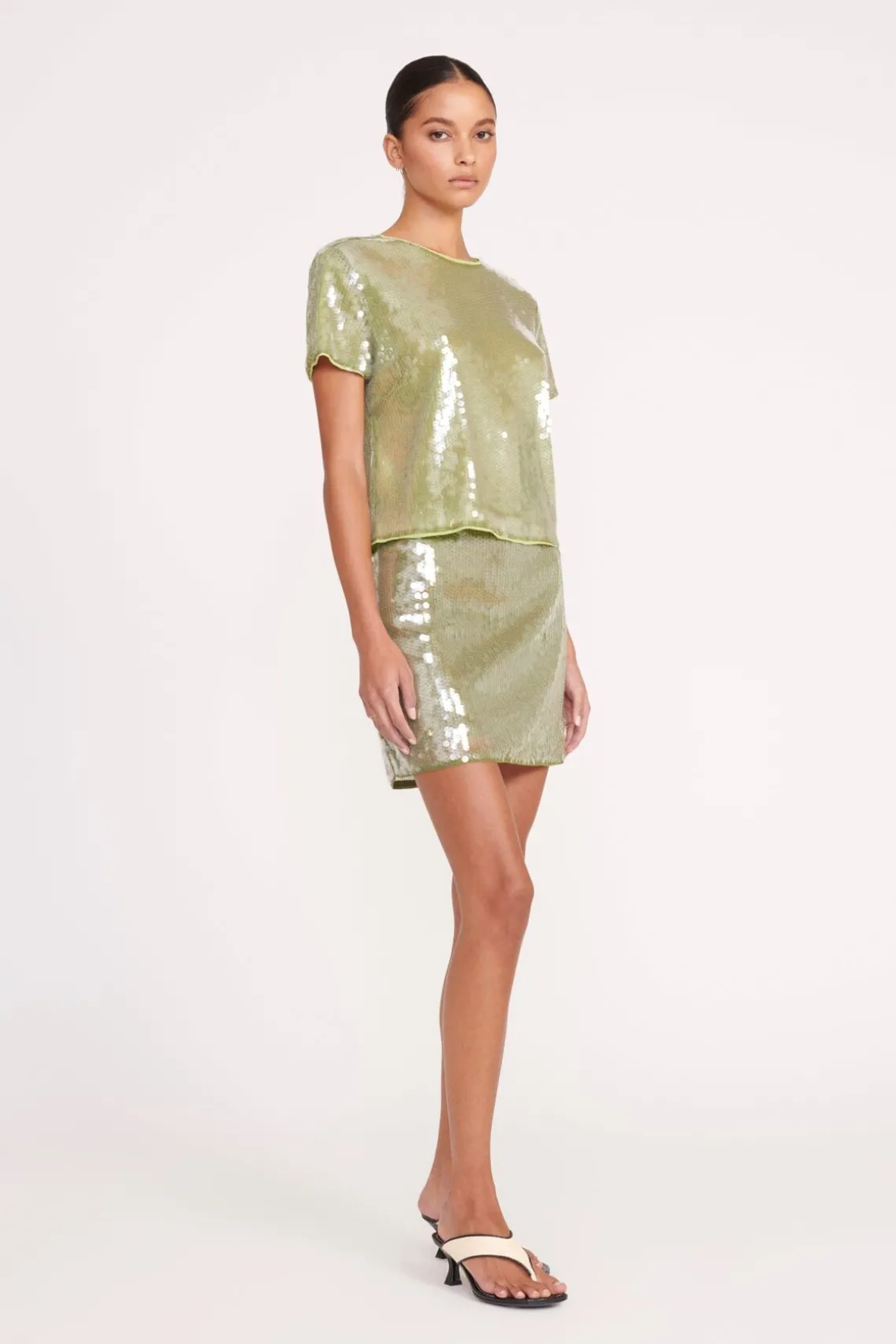 VEDETTE SKIRT GARDEN MOSS