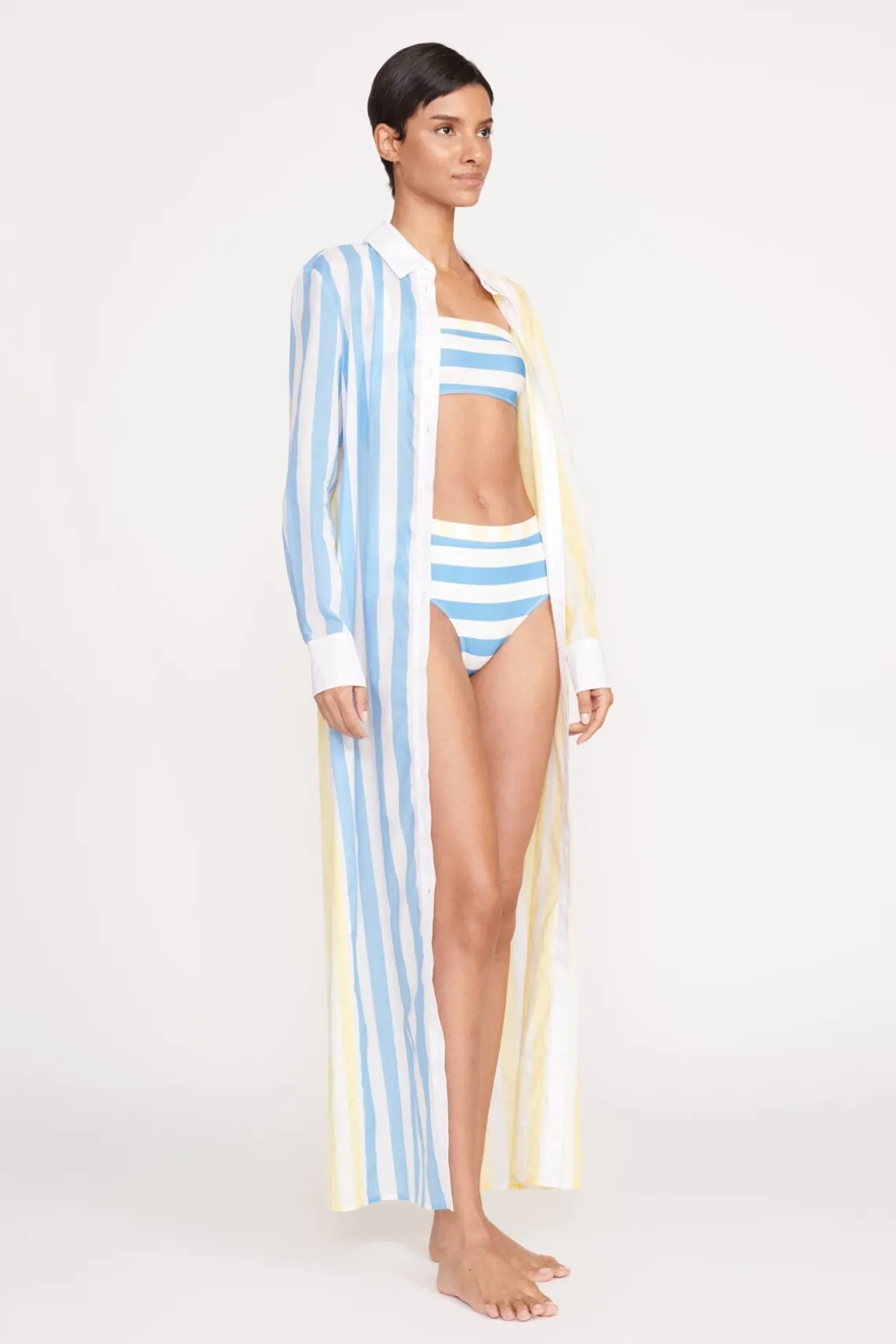 VITA DRESS BUTTERCUP SEASHORE STRIPE