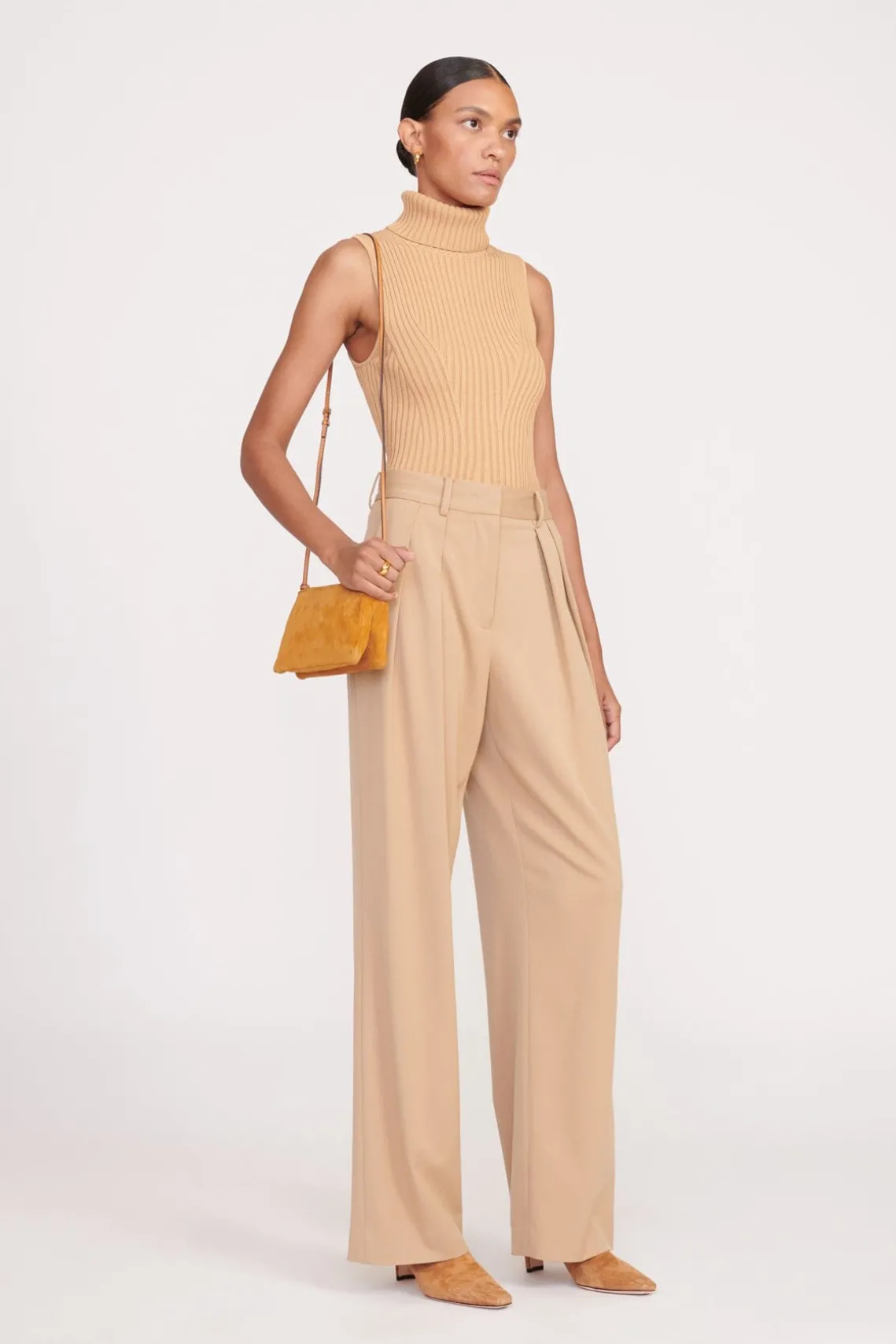 VIVI CROSSBODY BAG TAN SUEDE