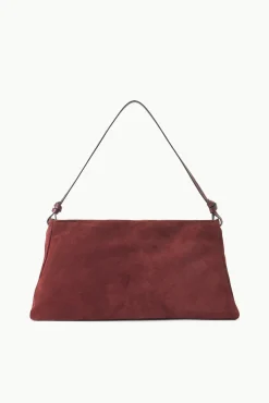 VIVI SHOULDER BAG MAHOGANY SUEDE
