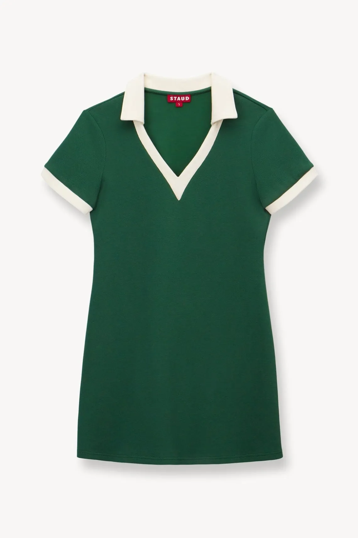 VOLLEY DRESS COURT GREEN IVORY