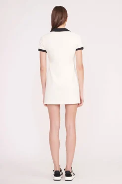 VOLLEY DRESS IVORY BLACK