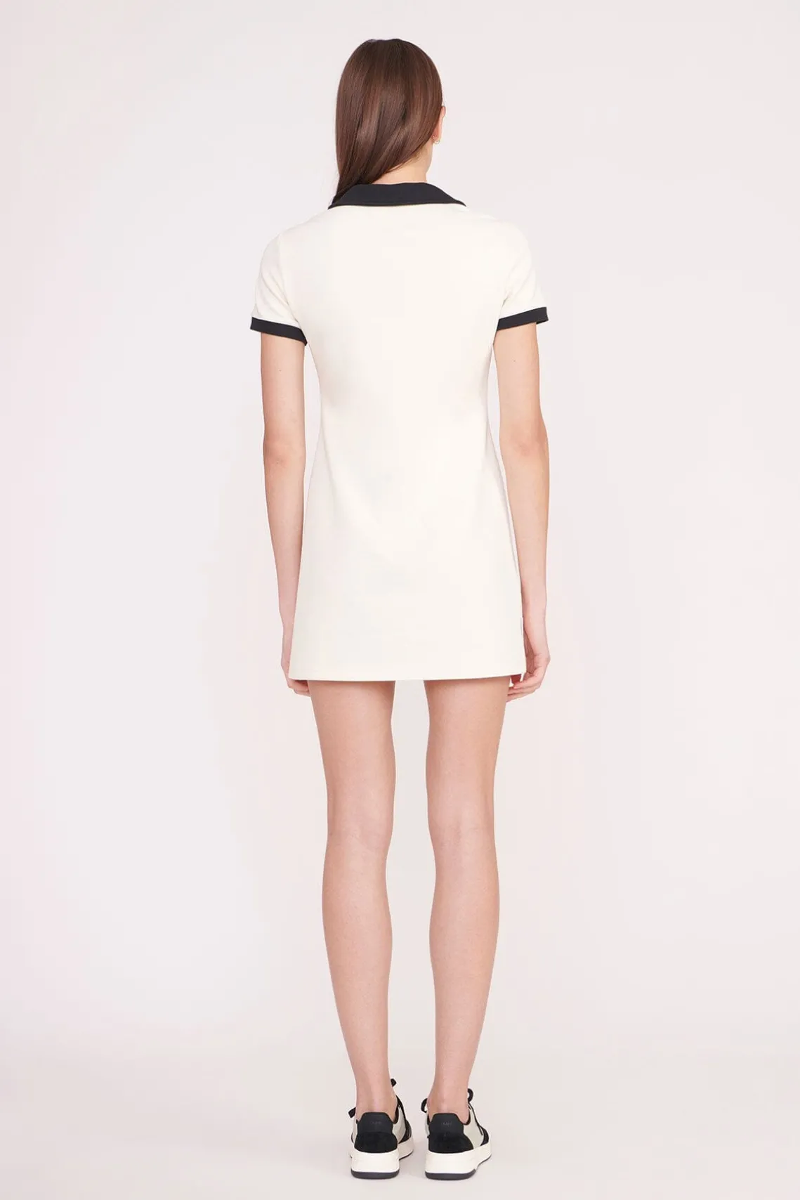 VOLLEY DRESS IVORY BLACK