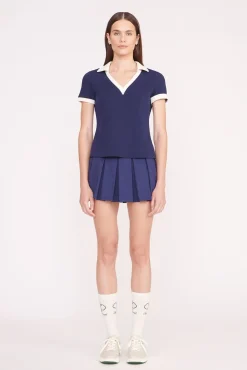 VOLLEY TOP NAVY IVORY