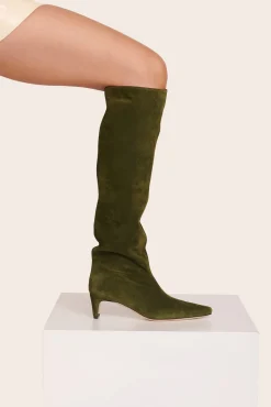 WALLY BOOT OLIVE SUEDE