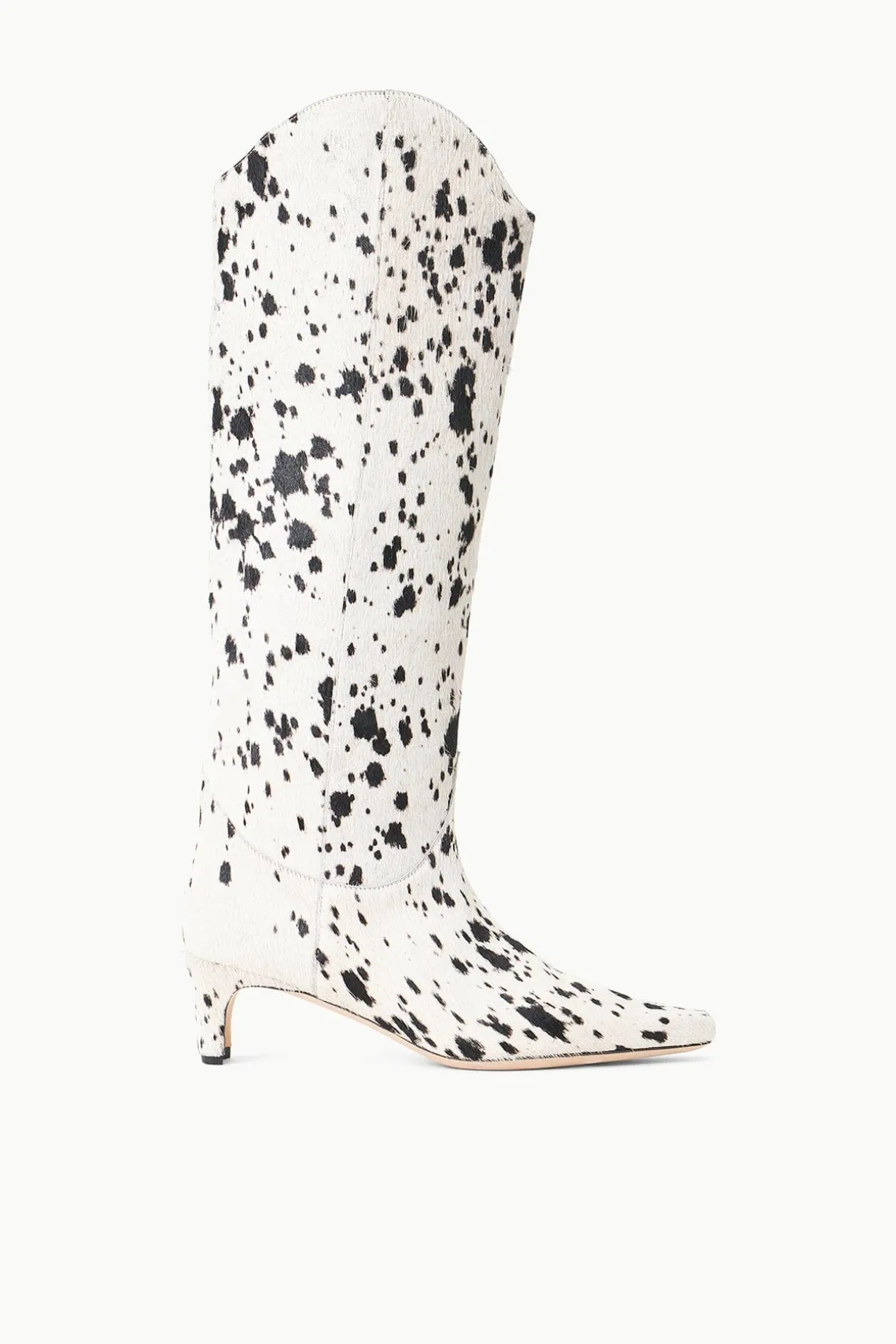 WESTERN WALLY BOOT BLACK & WHITE HAIRCALF