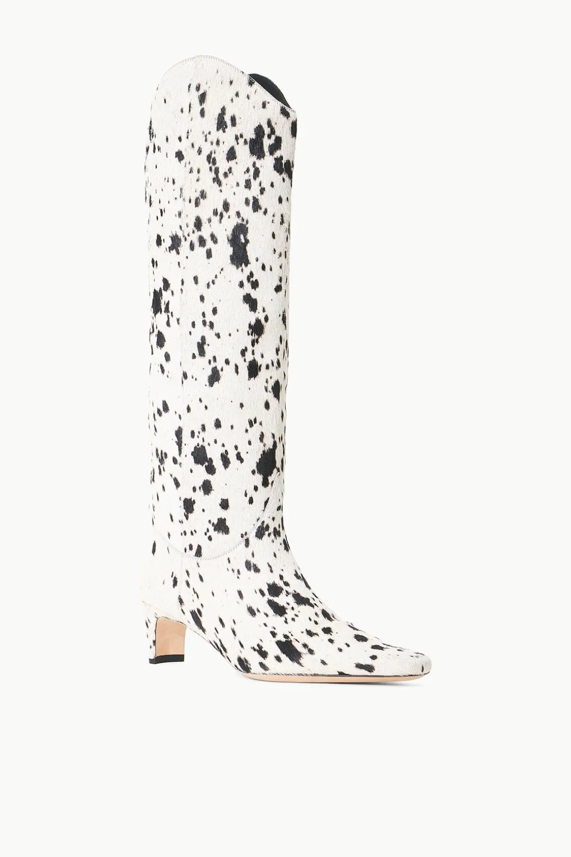 WESTERN WALLY BOOT BLACK & WHITE HAIRCALF