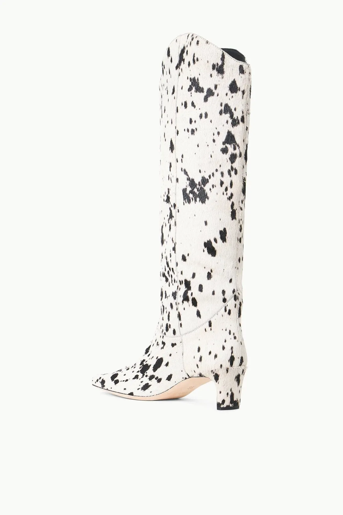 WESTERN WALLY BOOT BLACK & WHITE HAIRCALF