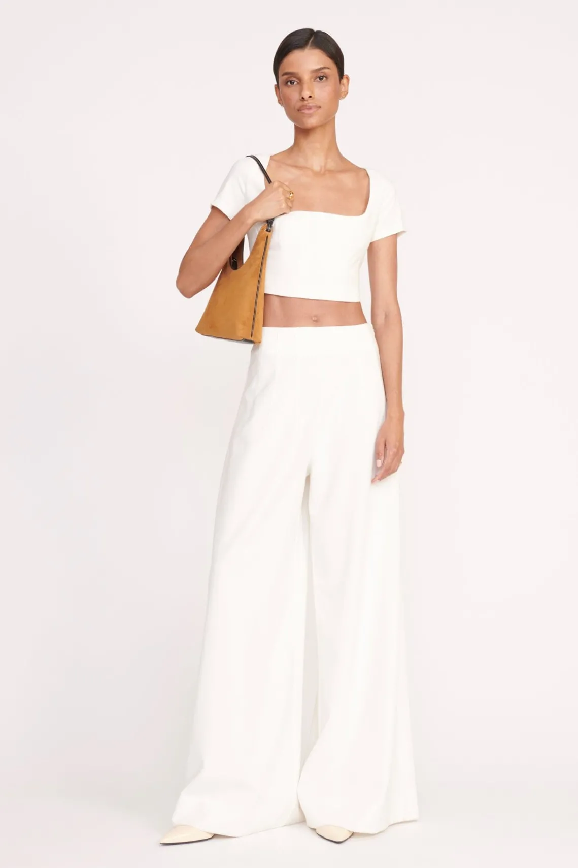 WINONA SHOULDER BAG TAN BLACK