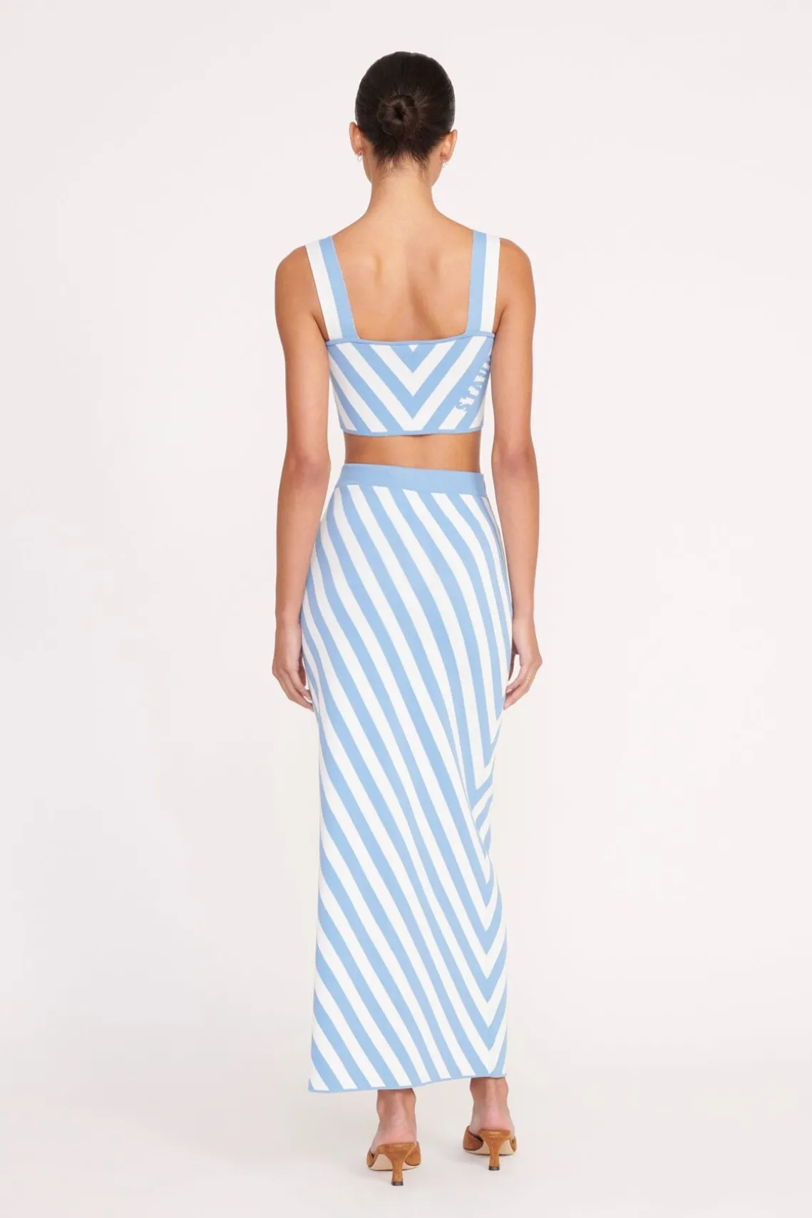 ZOLA TOP BLUE SEASHORE STRIPE